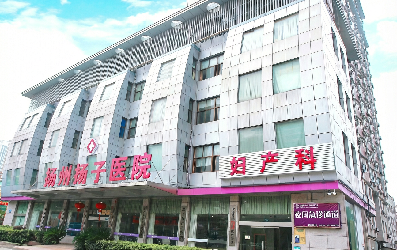 扬州扬子医院建筑外观实景